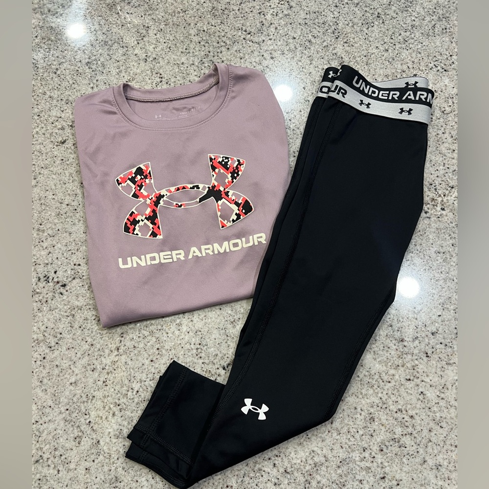 Under Armour Outfit Girls Size Small/6X